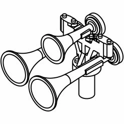 Athearn HO Nathan P-3 All Chimes Forward (3) for Parts
