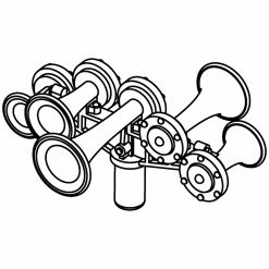 Athearn HO Horn Nathan AirChime K5LAR24 (3) for Parts