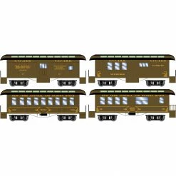 Athearn N 34' Old Time Overton Passenger Set, NYC (4) for Passenger Cars