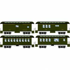 Athearn N 34' Old Time Overton Passenger Set, SP (4) for Passenger Cars