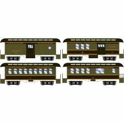 Athearn N 34' Old Time Overton Passenger Set, CN (4) for Passenger Cars