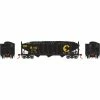 Athearn HO RTR 40' 3-Bay Ribbed Hopper with Load, B&O #10189 for Freight Cars