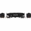 Athearn HO RTR 40' 3-Bay Ribbed Hopper with Load, N&W #28810 for Freight Cars