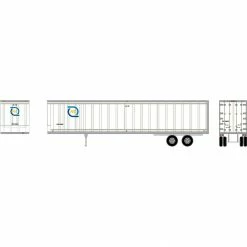 Athearn HO RTR 45' Trailer FECZ #630562 for Freight Cars