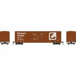 Athearn HO 50' FMC 5077 Double Door Box, WP #38298 for Freight Cars