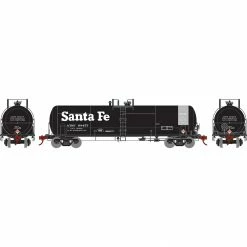 Athearn HO RTR RTC 20,900 Gallon Tank, ATSF #98477 for Freight Cars