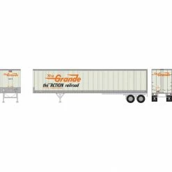 Athearn HO RTR 45' Fruehauf Z-Van Trailer, D&RGW #230086 for Vehicles & Containers