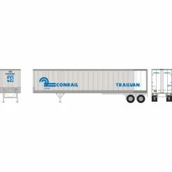 Athearn HO RTR 45' Fruehauf Trailer, CR/Trailvan #202204 for Vehicles & Containers