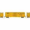 Athearn HO RTR FMC 60' Hi-Cube Ex-Post Box, MILW #4219 for Freight Cars