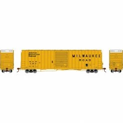 Athearn HO RTR FMC 60' Hi-Cube Ex-Post Box, MILW #4220 for Freight Cars