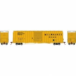 Athearn HO RTR FMC 60' Hi-Cube Ex-Post Box, MILW #4222 for Freight Cars