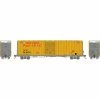 Athearn HO RTR 60' Hi-Cube Ex-Post Box, UP/Yellow #560263 for Freight Cars