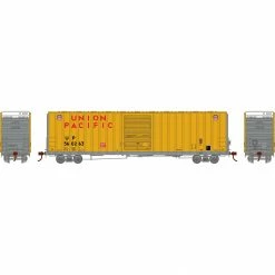 Athearn HO RTR 60' Hi-Cube Ex-Post Box, UP/Yellow #560263 for Freight Cars