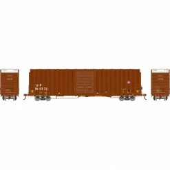 Athearn HO RTR 60' Hi-Cube Ex-Post Box, UP/Brown #560332 for Freight Cars