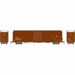 Athearn HO RTR 60' Hi-Cube Ex-Post Box, UP/Brown #560347 for Freight Cars