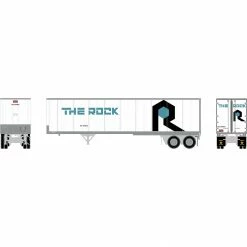 Athearn HO RTR 40' Fruehauf Trailer, The Rock/RIZ #209260 for Vehicles & Containers