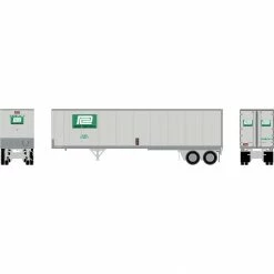 Athearn HO RTR 40' Fruehauf Trailer, PC/PCTZ #297396 for Vehicles & Containers