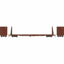 Athearn HO RTR 60' Bulkhead Flat, MILW #67231 for Freight Cars