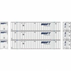 Athearn N 53' Stoughton Containers, Swift # 2 (3) for Vehicles & Containers