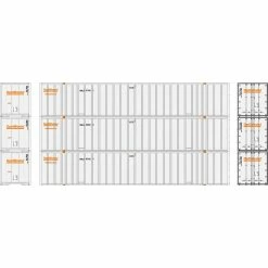 Athearn N 53' Stoughton Containers, Optimodal # 2 (3) for Vehicles & Containers