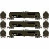 Athearn N 30,000-Gallon Ethanol Tank, CTCX #3 (3) for Freight Cars