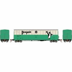 Athearn HO 50' NACC Box, Penguin Ginger Ale #7001 for Freight Cars