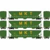 Athearn HO RTR PS 4740 Covered Hopper, MKT (3) for Freight Cars