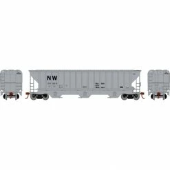 Athearn HO RTR PS 4740 Covered Hopper, N&W #176830 for Freight Cars