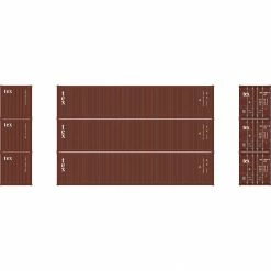 Athearn N 40' Low Cube Container, TGHU #1 (3) for Freight Cars