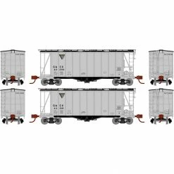 Athearn N GATC 2600 Airslide Hopper, GACX (2) for Freight Cars