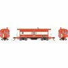 Athearn N Bay Window Caboose, Frisco #1728 for Cabooses