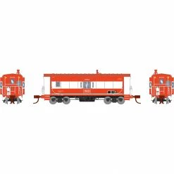 Athearn N Bay Window Caboose, Frisco #1733 for Cabooses