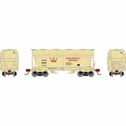 Athearn N ACF 2970 Covered Hopper, W&W #4525 for Freight Cars