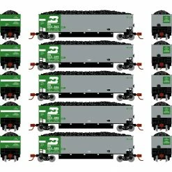 Athearn N Bethgon Coalporter with Load, BN #1 (5) for Freight Cars