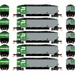 Athearn N Bethgon Coalporter with Load, BN #2 (5) for Freight Cars