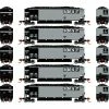 Athearn N Bethgon Coalporter with Load, BNSF #1 (5) for Freight Cars