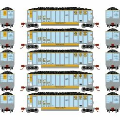 Athearn N Bethgon Coalporter with Load, CSX #2 (5) for Freight Cars