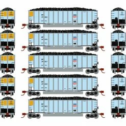 Athearn N Bethgon Coalporter with Load, UP #2 (5) for Freight Cars