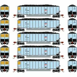 Athearn N Bethgon Coalporter with Load, UP #3 (5) for Freight Cars