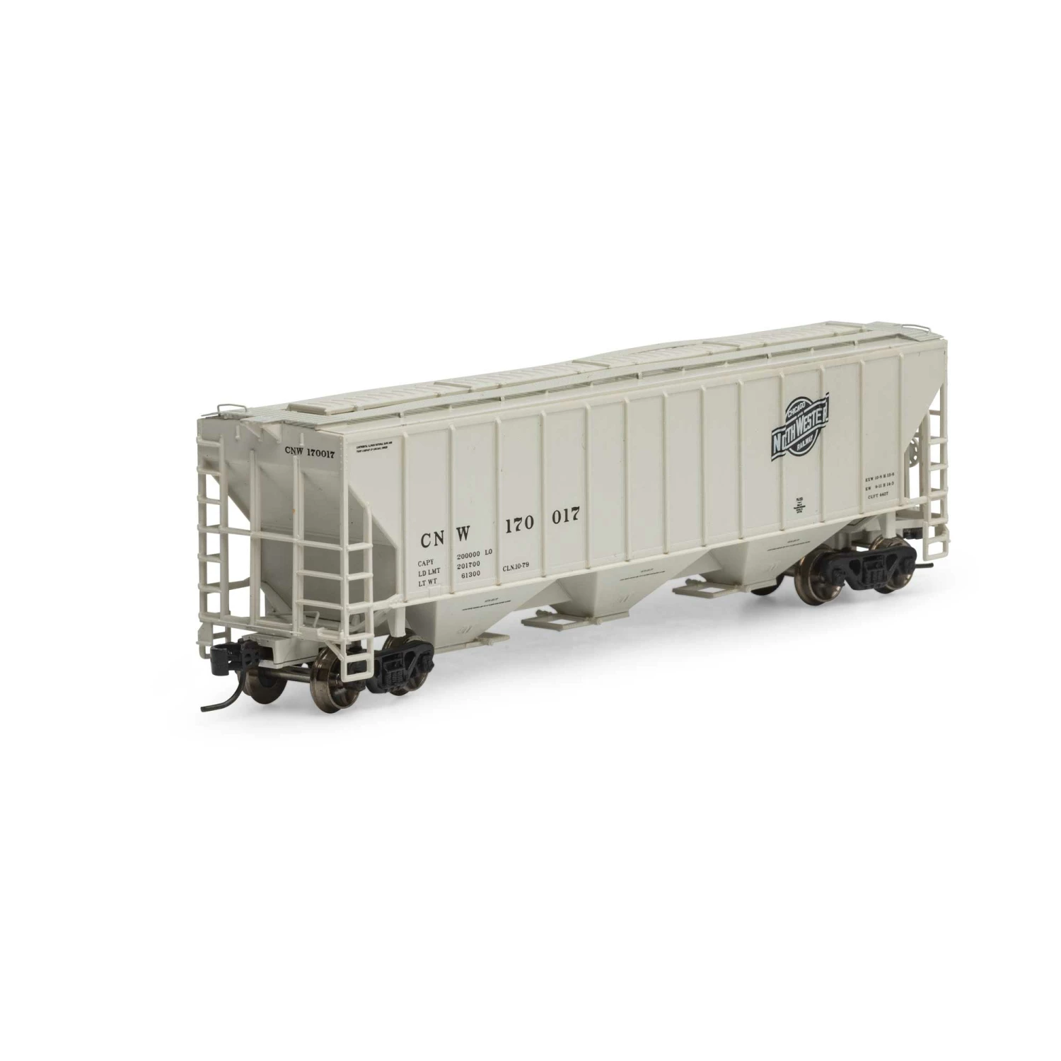 Athearn N PS 4427 Covered Hopper C&NW #170017 for Freight Cars