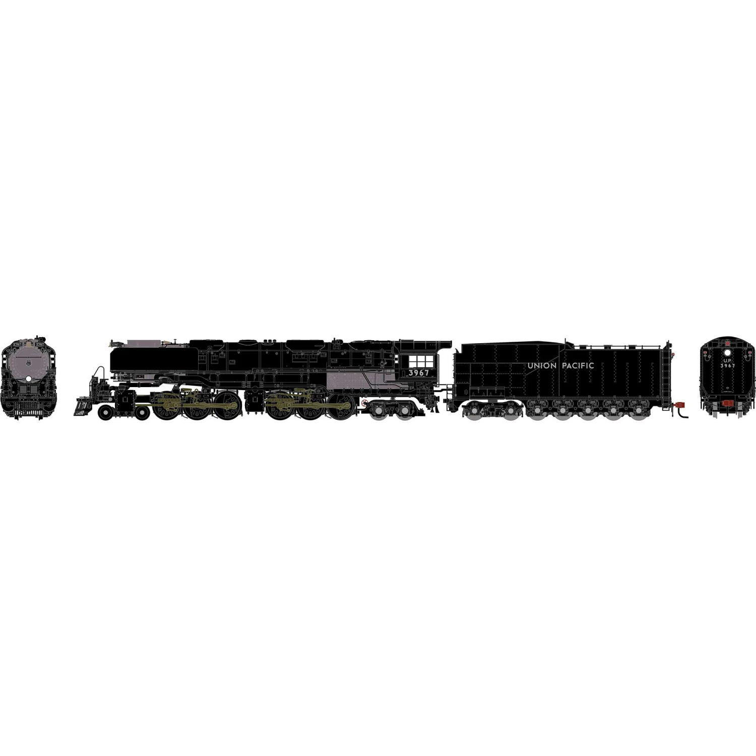 Athearn N 4-6-6-4, UP #3967 for Locomotives