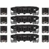 Athearn N 40' 3-Bay Ribbed Hopper with Load, CG #2 (4) for Freight Cars