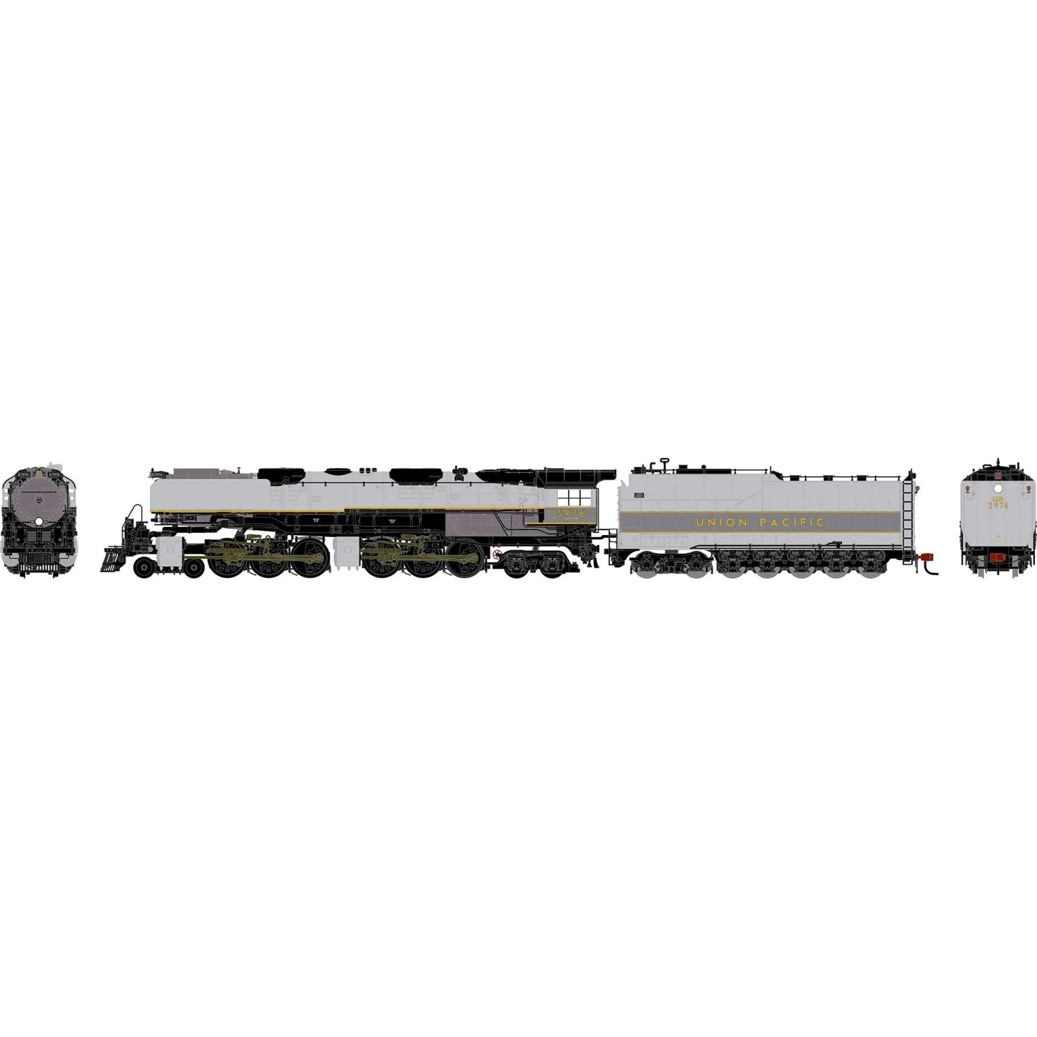 Athearn N 4-6-6-4 with DCC & Sound, UP #3976 for Locomotives