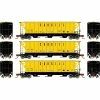 Athearn N PS 4427 Covered Hopper, TLDX (3) for Freight Cars