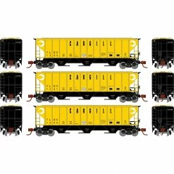 Athearn N PS 4427 Covered Hopper, TLDX (3) for Freight Cars