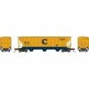 Athearn N PS 4427 Covered Hopper, B&O #602901 for Freight Cars