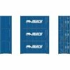 Athearn HO RTR 20' Corrugated Container, MOCU #1 (3) for Freight Cars