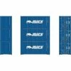 Athearn HO RTR 20' Corrugated Container, MOCU #2 (3) for Freight Cars