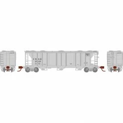 Athearn N PS-2 2893 3-Bay Covered Hopper, CB&Q #85012 for Freight Cars