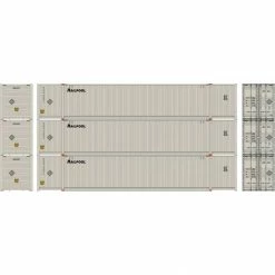 Athearn HO RTR 53' CIMC Container, Railpool #2 (3) for Freight Cars